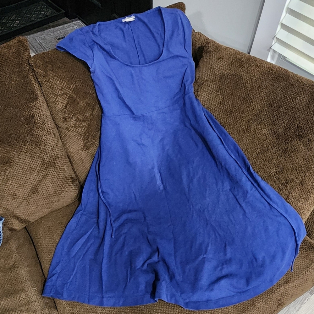 Motherhood Blue Dress. Size small